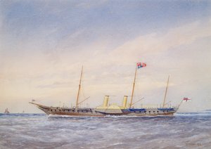 Le Yacht Royal Osbourne, 1876
